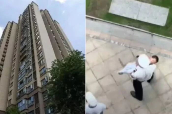 Junge überlebte wundersamerweise den Sturz aus einem Wolkenkratzer in China