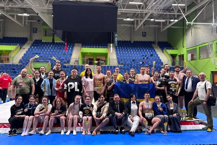 Украинские сумоисты триумфально выступили на чемпионате Европы