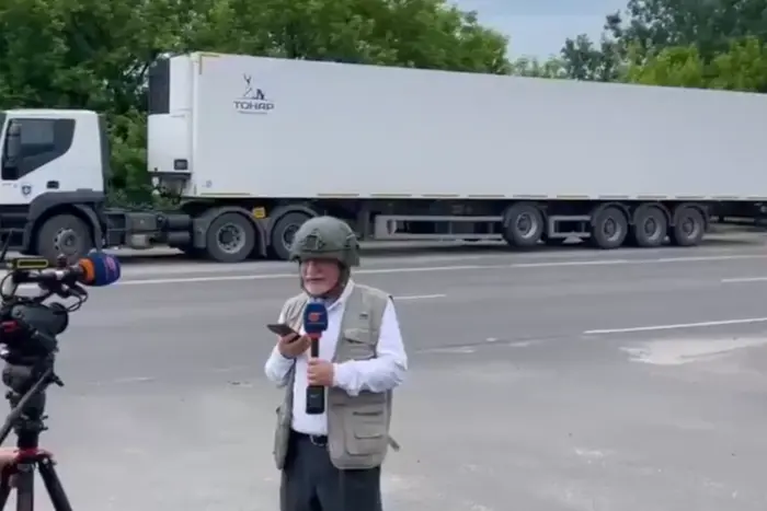 Transfer of the bodies of the deceased? Russian media published a video of trucks lined up
