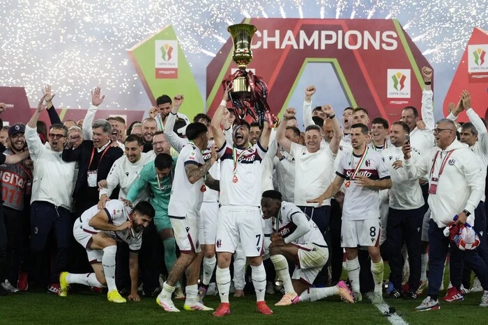 Bologna hat zum ersten Mal seit 51 Jahren den Coppa Italia gewonnen