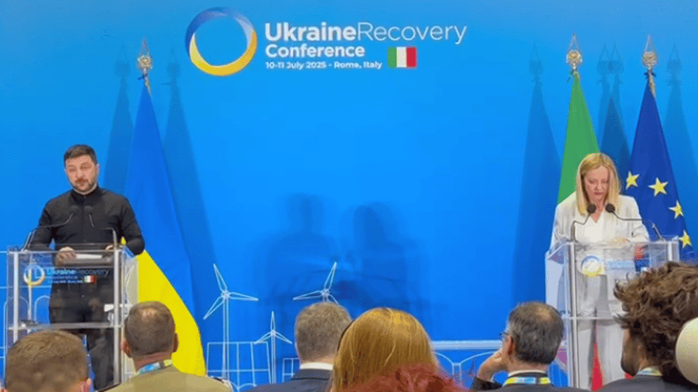 Zelensky and Meloni agreed on steps at the conference in Rome