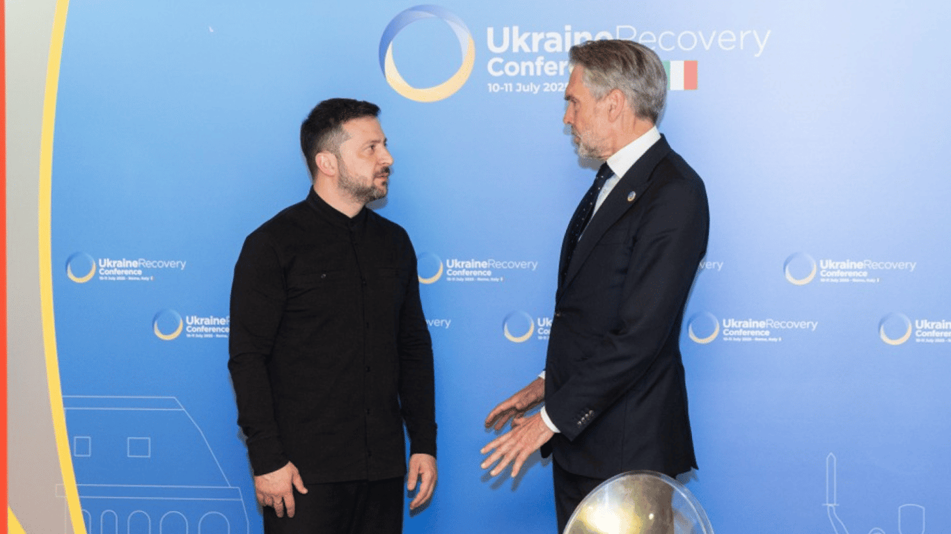 Selenskyj traf sich mit dem Premierminister der Niederlande - was besprochen wurde