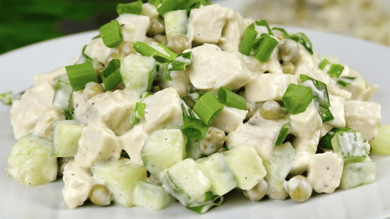 Salat 'Rätsel' – nur aus drei Zutaten, aber sehr lecker